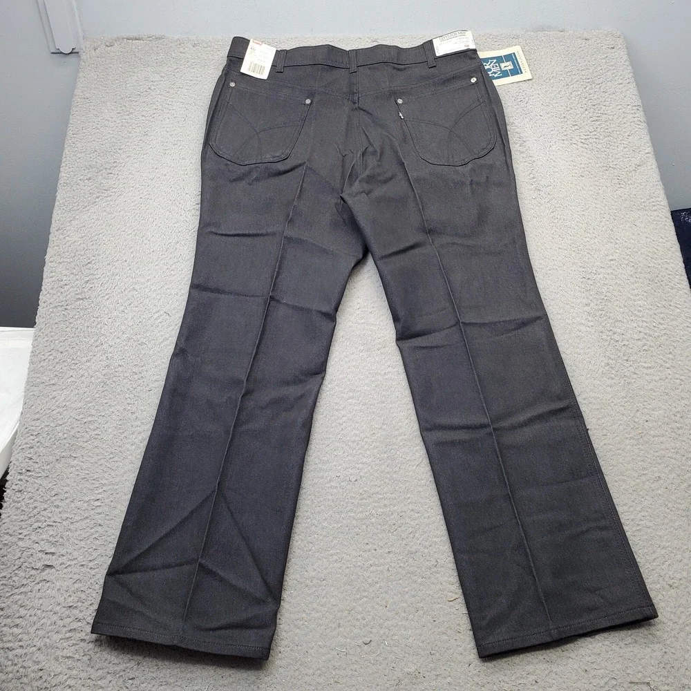 Vintage 80s Levi's Jeans Mens 40x30 Black Denim Deadstock‎ Comfort Straight Leg